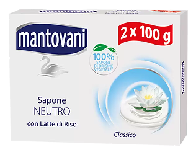 Mantovani sapun solid clasic 100 gr set x2/bax 36 buc.