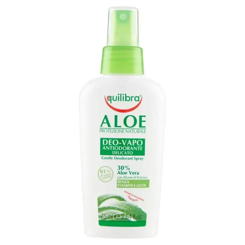 Equilibra Deodorant Vapo Aloe 75 ml Bax 6 buc.