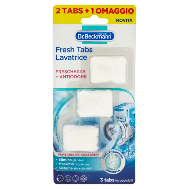 Dr. Beckmann Masina de spalat Fresh Tabs 3 x 20g Bax 12 buc.