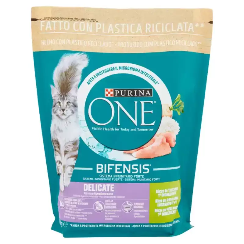 Purina One Delicate Bogata de Curcan 800 g Bax 8 buc.