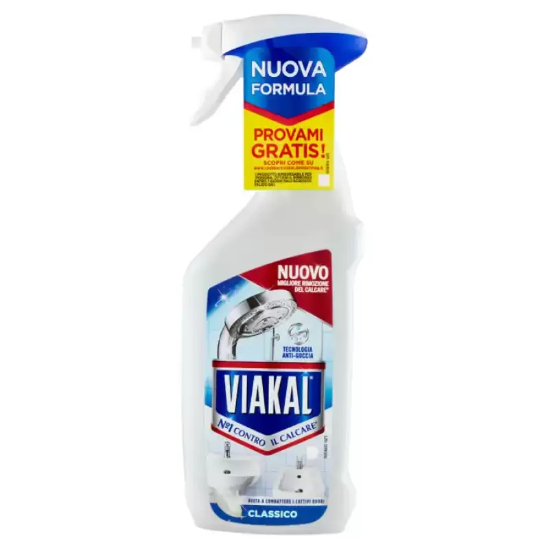 Viakal Detergent Anticalcar Classic Spray Baie si Bucatarie 470 ml Bax 10 buc.