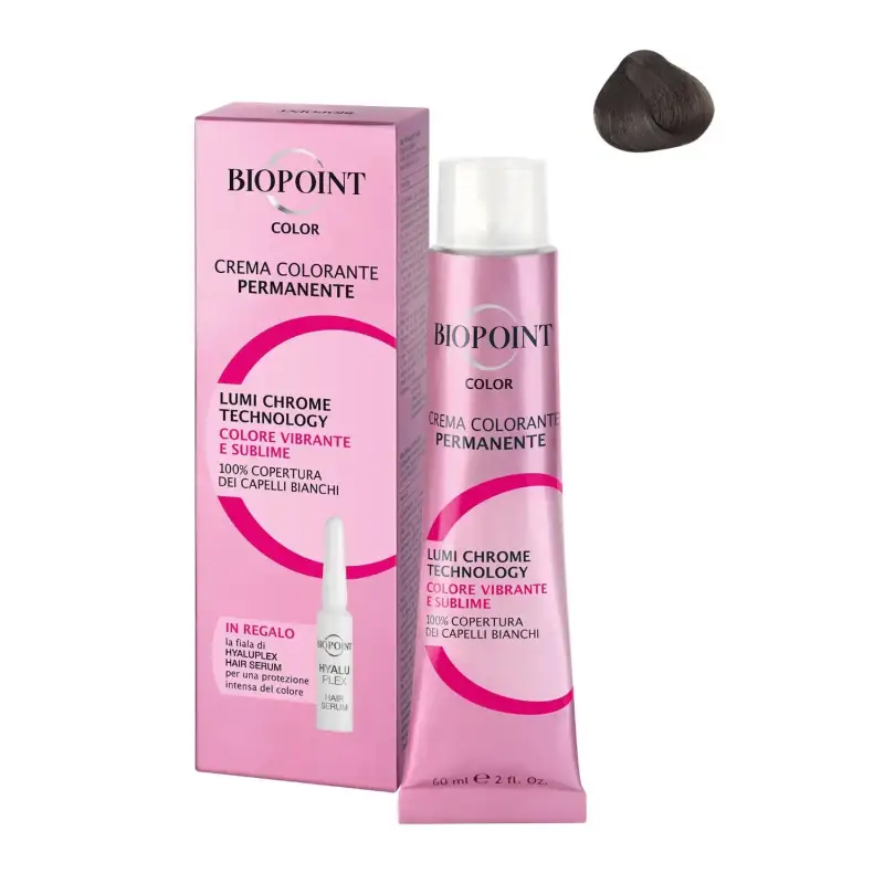 Biopoint Vopsea Par Crema Maro Deschis + Fiola 60 ml N5 Bax 6 buc.