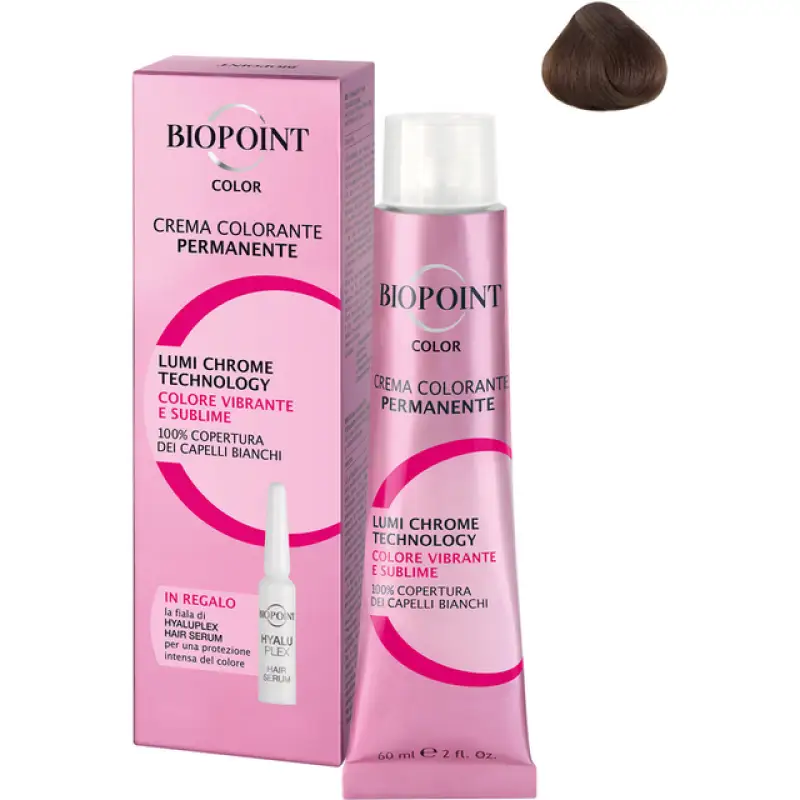 Biopoint Vopsea Par Crema Blond Inchis Maro + flacon 60 ml N6.41 Bax 6 buc.