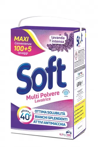 Soft detergent praf automat 100 spalari lavanda 1 buc.