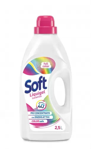 Soft detergent lichid automat 45 spalari color 2,5 l bax 4 buc.