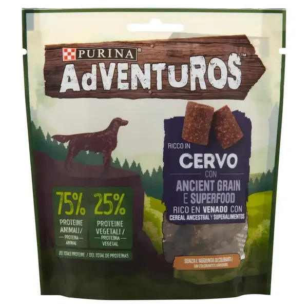 Purina Adventuros Sneck Caine de Caprioara 120 gr Bax 6 buc.