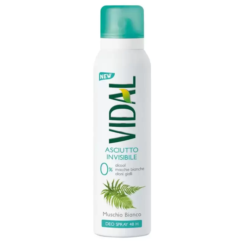 Vidal Deodorant Spray Cu Musc Alb 150 ml Bax 6 buc.