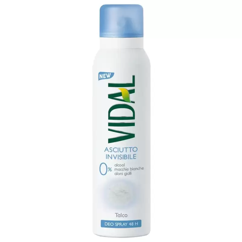 Vidal Deodorant Spray Cu Talc 150 ml Bax 6 buc.