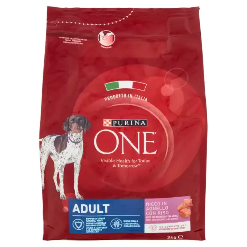 Purina One Adult Bogat in Miel cu Orez 3 kg Bax 4 buc.