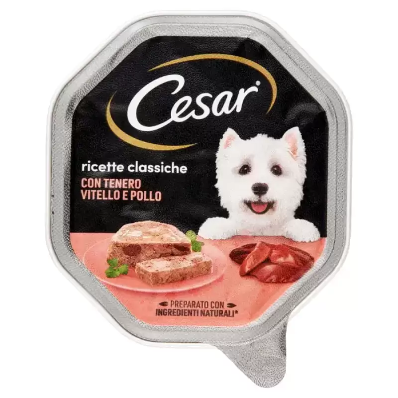 Cesar Paté vițel/pui 150 g Bax 14 buc.