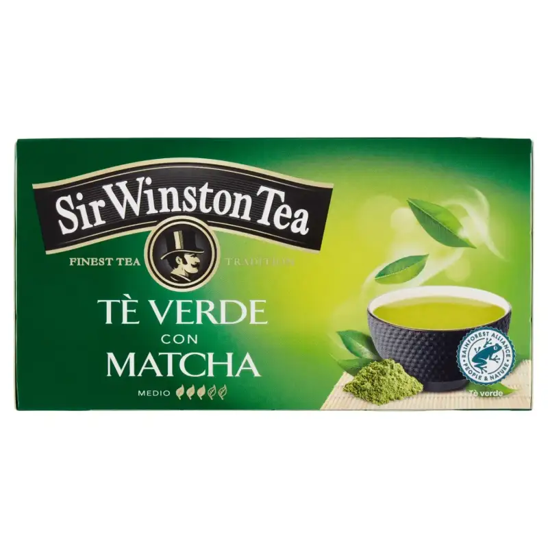 Sir winston tea  Ceai Verde Matcha 20 plic, Bax 12 buc