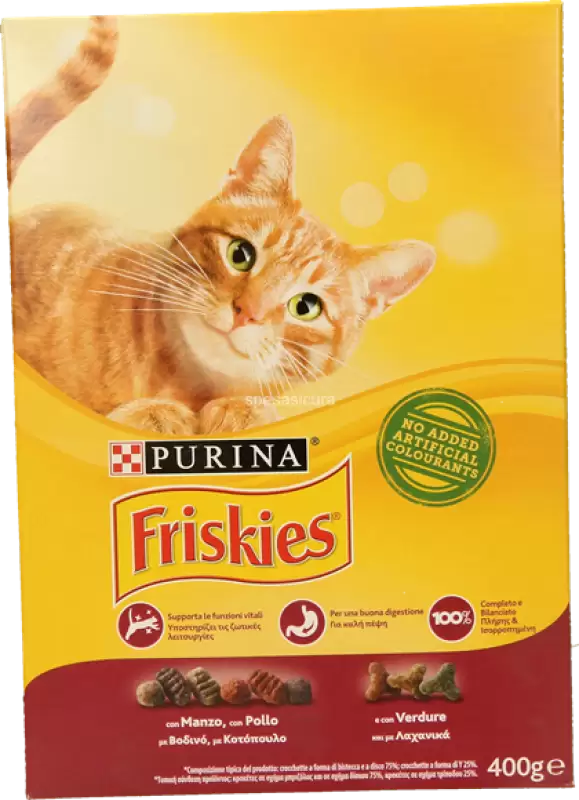 Friskies Hrana Pisica Adult Vita/Pui si Legume 400 gr Bax 20 buc.