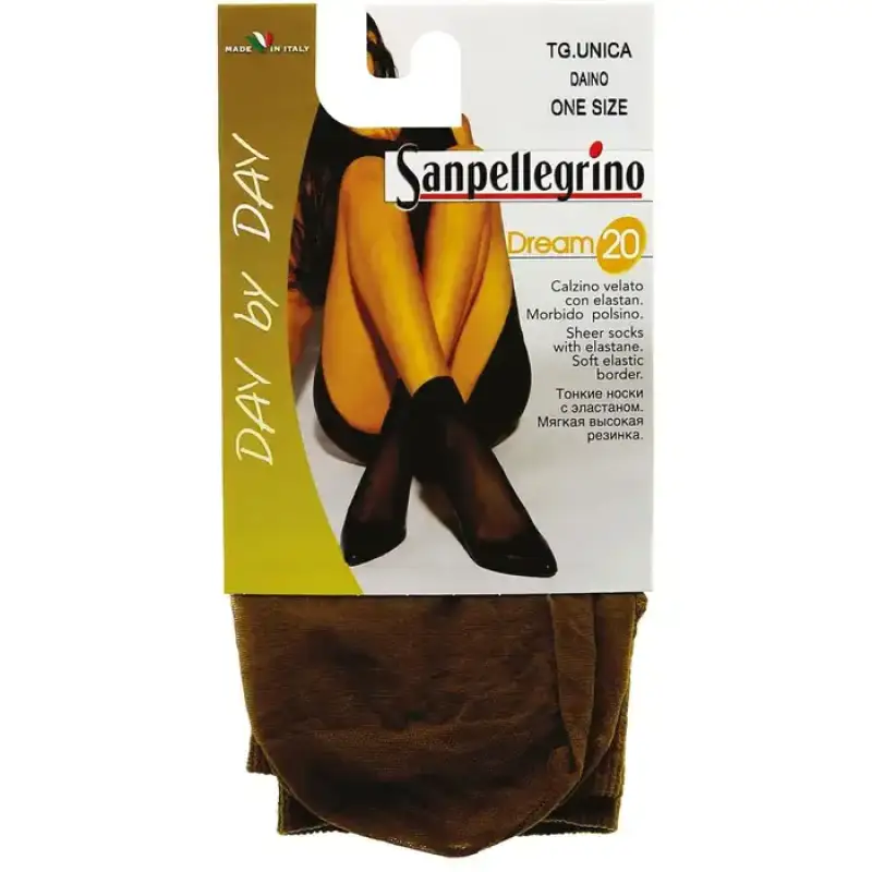 Sanpellegrino Sosete Dream 20 Auriu Marime Unica Bax 10 buc.