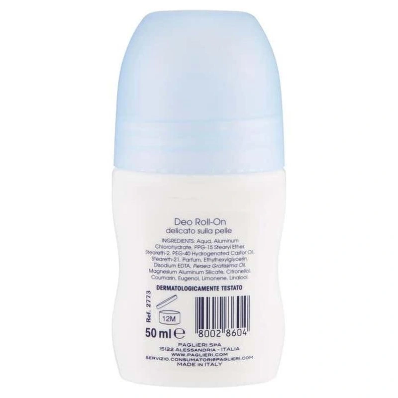  felce azzurra deodorant roll-on cu parfum clasic 50ml, bax 12 buc.