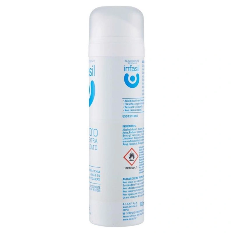 Infasil deodorant spray extra delicat 24h, 150 ml, bax 6 buc. 