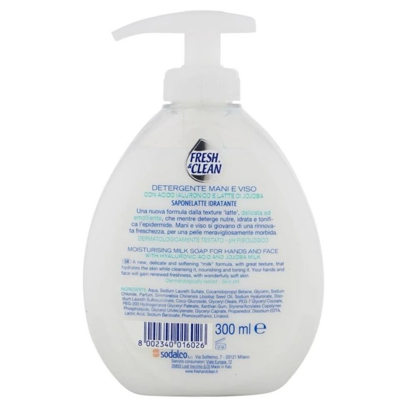 Fresh & Clean Sapun Lichid Crema protectie maini, fata 300 ml, Bax 12 buc.