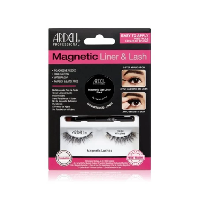 Ardell gene false magnetic liner & lash false eyelashes demi wispies