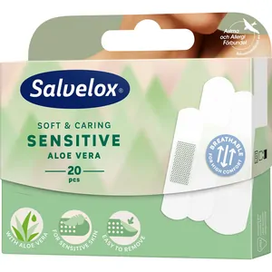 Salvelox plasturi sensitiv aloe vera x20 buc. bax 12 buc.