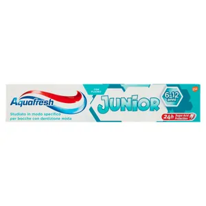 Aquafresh pasta de dinti juniori +6 ani bax 12 buc.