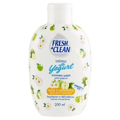  fresh & clean detergent intim iaurt de curatare si delicatete 200 ml, bax 12 buc.