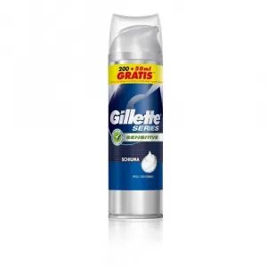 Gillette series spuma de ras sensitiv 200+50 ml bax 6 buc.