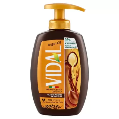 Vidal Sapun Lichid Ulei De Argan Organic 300 ml Bax 12 buc.
