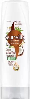 Sunsilk Sampon Natural Refill Cocos/Aloe Vera Par Uscat si Fragil 250 ml Bax 12 buc.