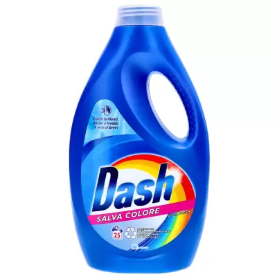Dash Detergent lichid Automat Colorat 25x2 spalari, 1250 ml Bax 2 buc.