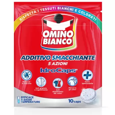 Omino Bianco Aditiv Idrocaps 10 spl. Bax 12 buc.