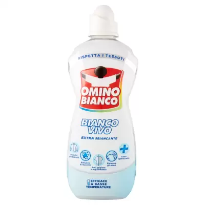 Omino Bianco Detergent Lichid Gel Rufe Bianco Vivo 900 ml Bax 12 buc.