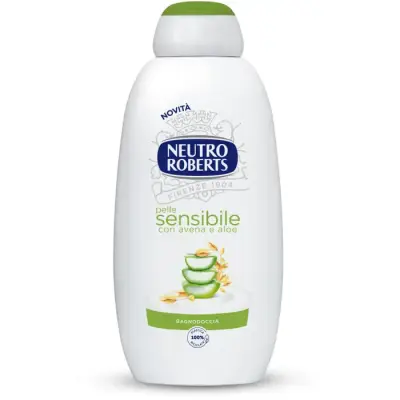 Neutro Roberts Dus Spuma de Baie Piele Sensibila Ovat&Bujor 600 ml Bax 3 buc.