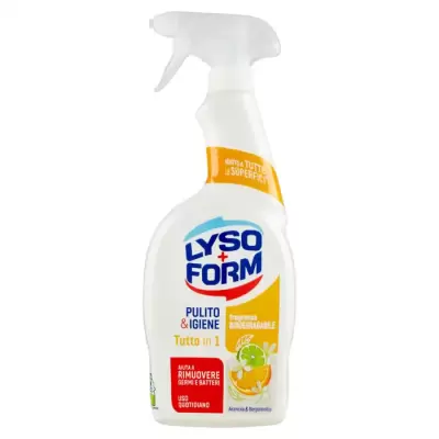Lysoform Detergent Multisuprafete All in 1 Orange & Bergamot 700 ml Bax 12 buc.