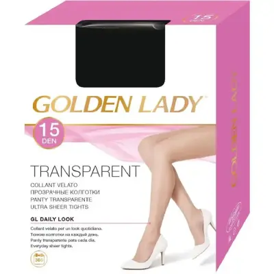 Golden Lady Trasnparent Nero IV Bax 20 buc