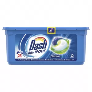 Dash detergent clasic 25 capsule bax 3 buc.