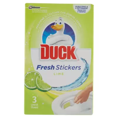  Duck Odorizant WC, Fresh Stickers, Lime, 3x9GR, Bax 20 buc.