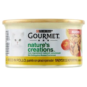 Gourmet Nature's Creation Hrana Pisici cu Pui 85 g Bax 24 buc.