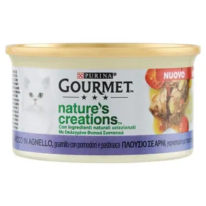 Gourmet Nature's Creation Hrana Pisici cu Miel 85 g Bax 24 buc.