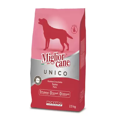 Miglior Cane Unico Hrana caine cu Porc 2,5 Kg Bax 5 buc.
