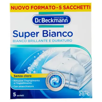 Dr. Beckmann Super White 5 x 40 g Bax 8 buc.