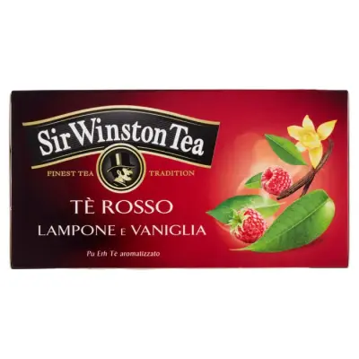 Sir winston Tea Ceai Rosu de Zmeura si Vanilie 20 x 1,5 g Bax 12 buc.