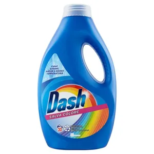 Dash Detergent Rufe Lichid Salva Colore 20 Spalari Bax 5 buc.