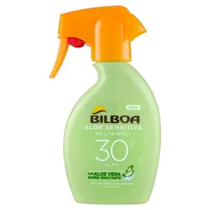 BILBOA Protectie Solara Aloe Sensitiv SPF30 Spray 250 ml Bax 3 buc.