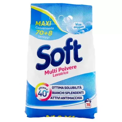 Soft Detergent Multi Powder Oxigen Albastru 4.680 kg Bax 1 buc.