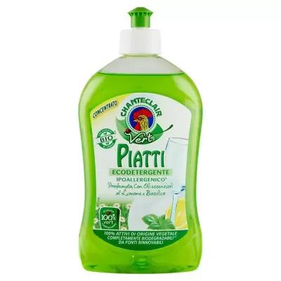 Chanteclair Vert Eco Detergent Pentru Vase Lămâie Si Busuioc 500ml Bax 12 buc.