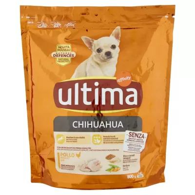 Ultima Hrana Caini Dog Chihuahua Pui 800 gr Bax 8 buc