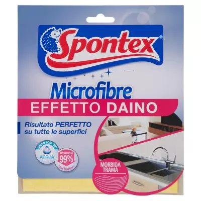 SPONTEX Lavete Microfibra cu Efect de Caprioara Bax 25 buc.