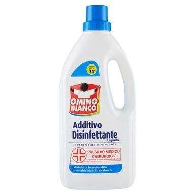  omino bianco aditiv dezinfectant, lichid, 900ml, bax 12 buc.