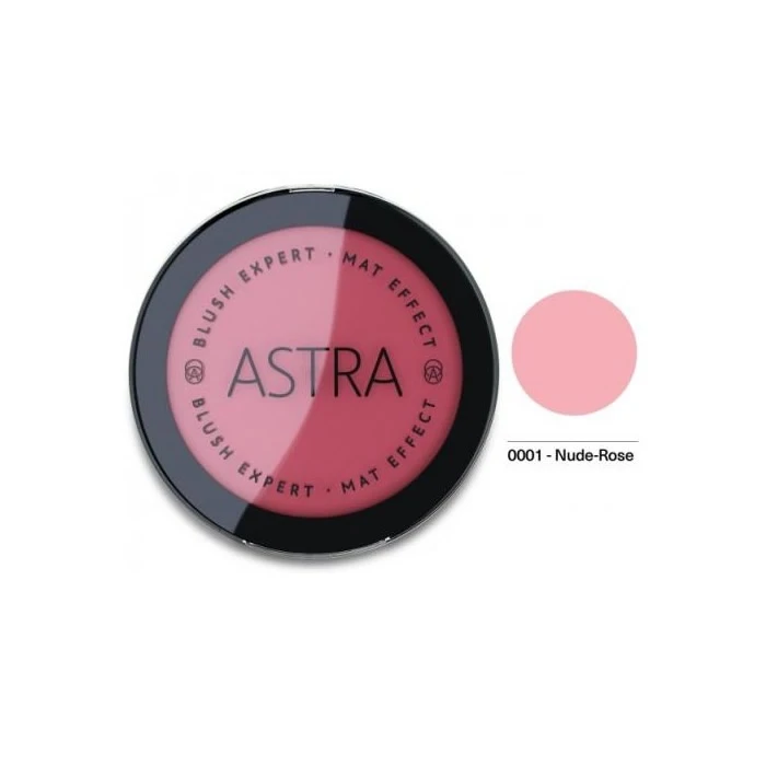 Astra makeup blush expert mat effect 01 nude rose 7g