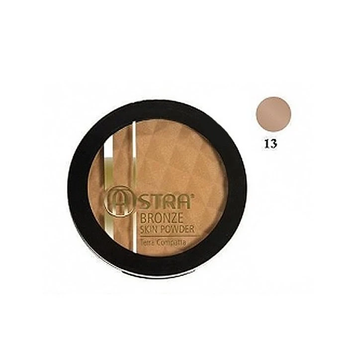 Astra makeup pudra bronze skin powder compact bronzer 13 sabbia dore 8g