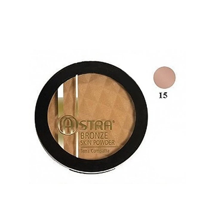 Astra makeup pudra bronze skin powder compact bronzer 15 bronze 8g